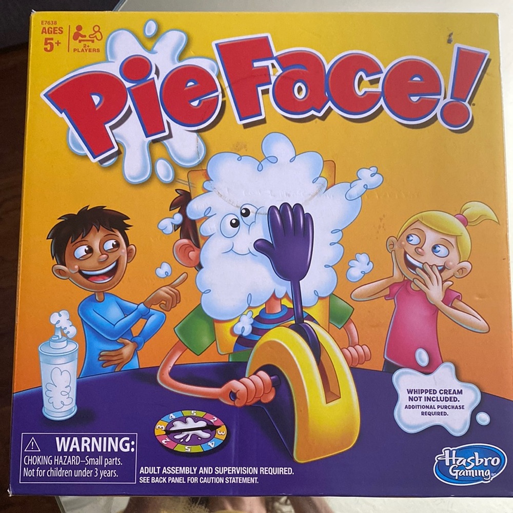 New Pie Face game